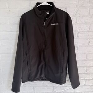 Food Lion Employee Jacket Unisex Medium Softshell Black Full Zip
